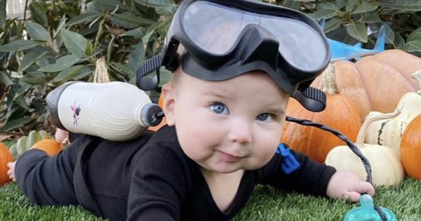 Give you kid a snorkel set